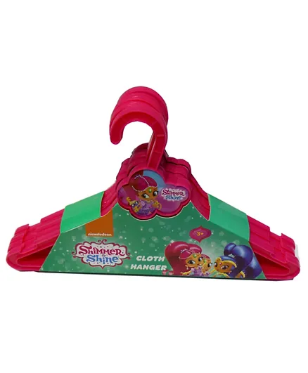 Nickelodeon Cloth Round Shimmer and  Shine Hanger - Pack of 6