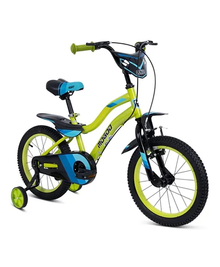 Mogoo Genius Kids Bike  Green - 16 Inches