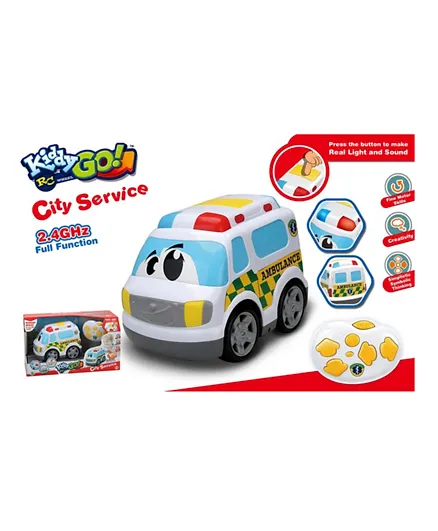 Kiddy 2.4G Full Function Remote Control Ambulance Car