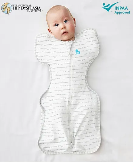 Love To Dream Stage 1 Swaddle UP Original 10 TOG Small -Dreamer White