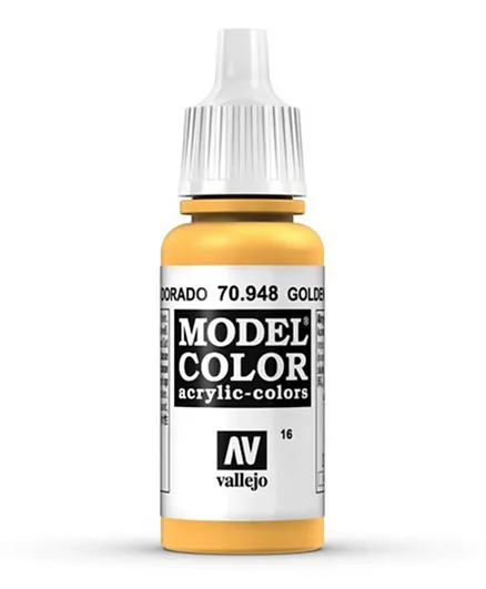 Vallejo Model Color 70.948 Golden Yellow - 17mL
