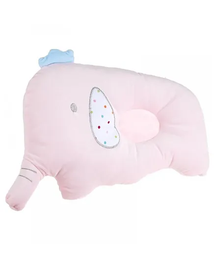 Night Angel Baby Elephant Pillow - Pink