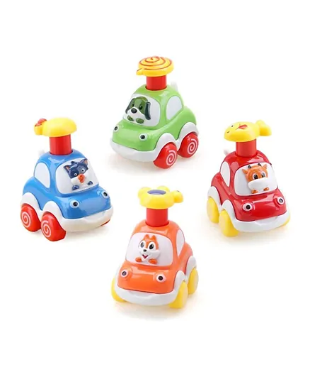 Mumfactory Baby Toys Animal Cars - 4 Piece