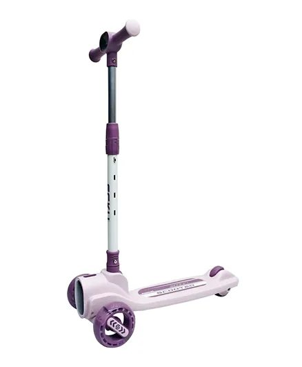 Foldable Three Wheeled Ride On Scooter - Purple