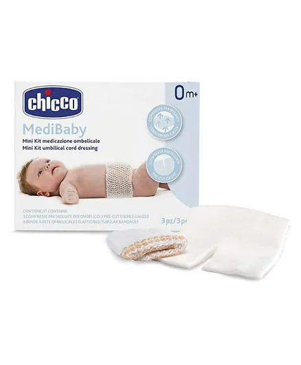 Chicco MediBaby Mini Kit Umbilical Cord Dressing - White