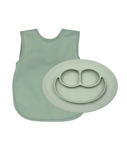 BapronBaby ezpz Mini Mat Sage + Solid Sage Minimalist  Bundle