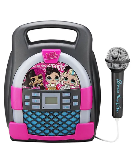 iHome KIDdesigns L.O.L  Bluetooth MP3 Sing Along Karaoke Machine
