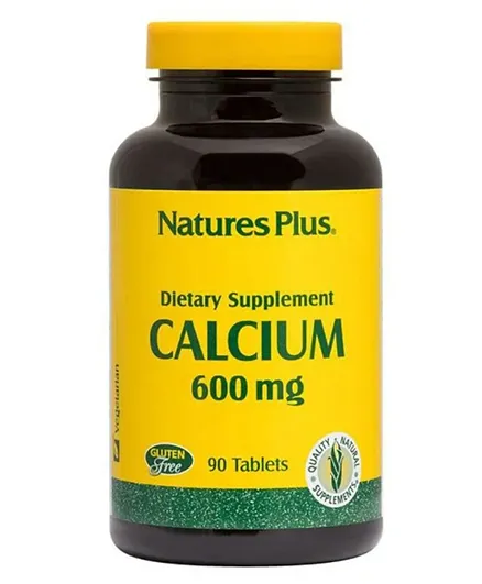 NATURES PLUS Calcium 600 mg Tablets - 90 Pieces