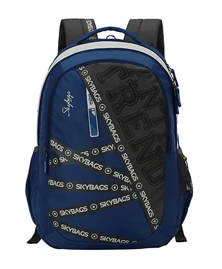 Skybags Figo Plus 01 Unisex Blue School Backpack - 30 Liters