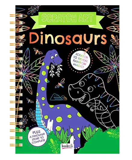 Scratch Art Dinosaurs to reveal Rainbow Magic - 40 Pages