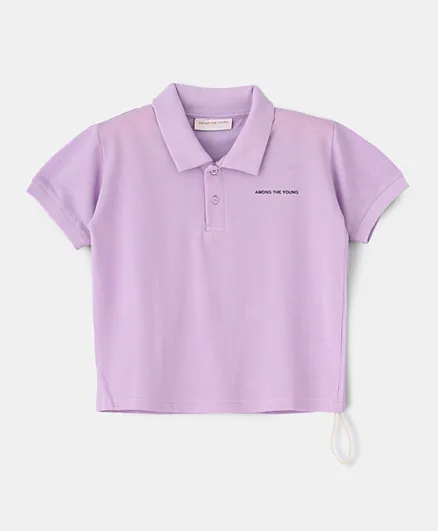 Among The Young Polo T-Shirt - Purple