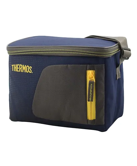 Thermos Radiance 6 Can Cooler - Navy Yellow