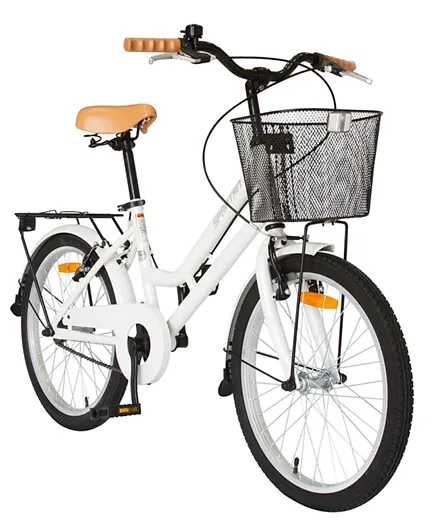 سبارتان - دراجة  كلاسيك سيتي بلون أبيض - مقاس 20 بوصة
