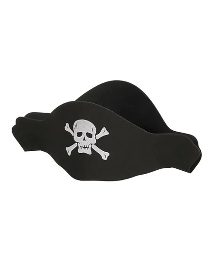 Unique Pirate Hat Flat Foam - Black