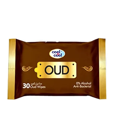 Cool & Cool Oud Wipes - 30 Pieces