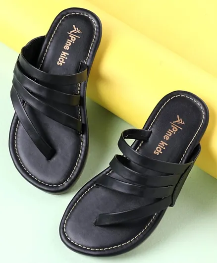 حذاء صندل باين كيدز للحفلات للأطفال - أسود