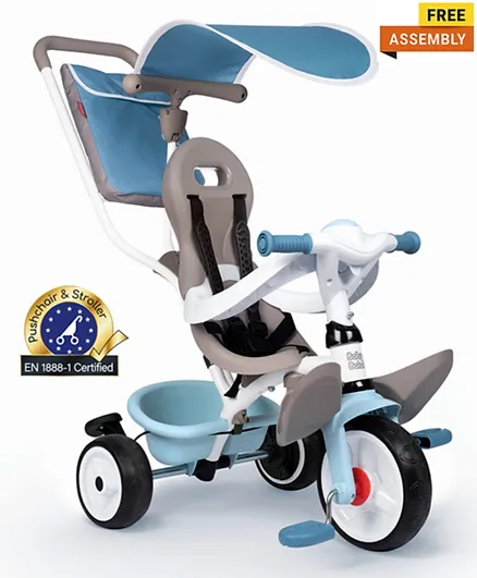Smoby Baby Balade Plus Tricycle - Blue