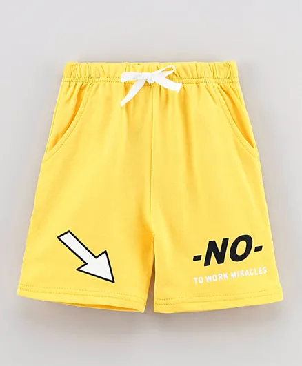 Kookie Kids Shorts - Yellow