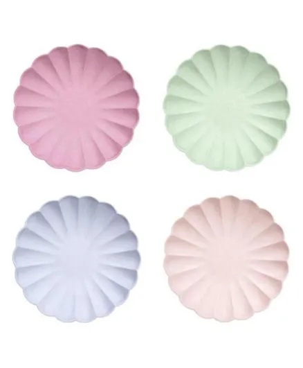 Meri Meri  Simply Eco Small Plates Multicolour - Pack of 8