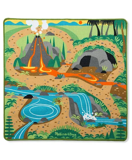 Melissa & Doug Prehistoric Playground Dinosaur Rug