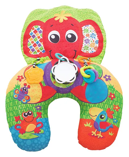 Playgro Elephant Hugs Cotton Activity Pillow