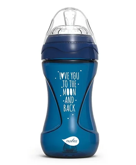 Nuvita Mimic Cool Feeding Bottle Night Blue 6032 - 250mL