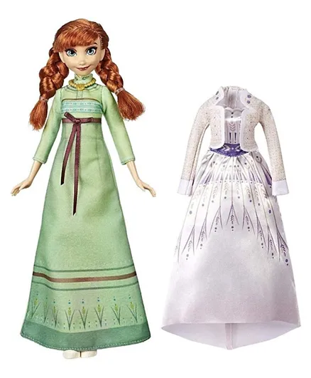 Disney Frozen 2 Doll And Fashion Anna - Green & White