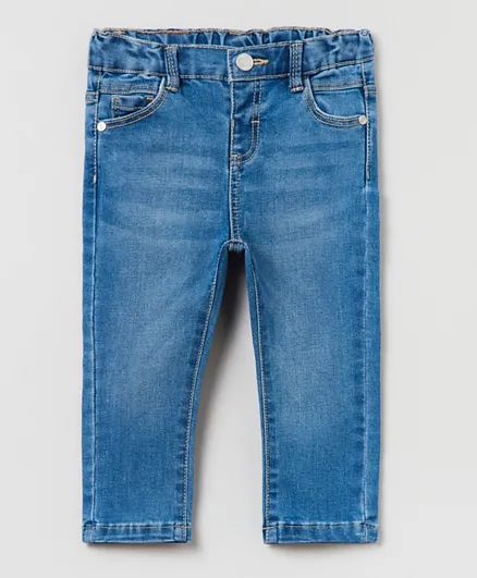 OVS Front Pockets Denim Jeans - Blue