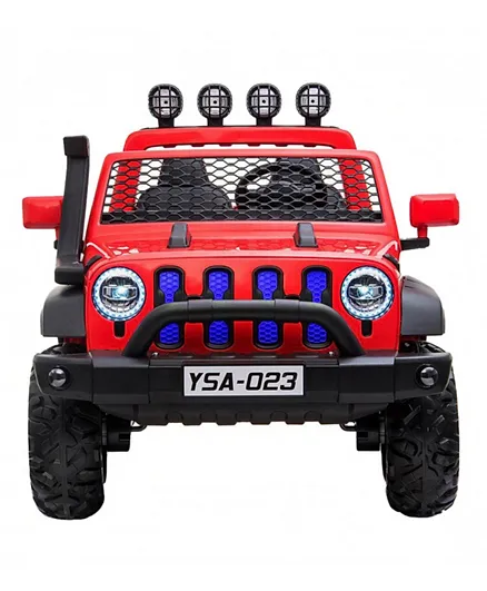 MYTS Azure 12V Electric Jeep Ride On - Red