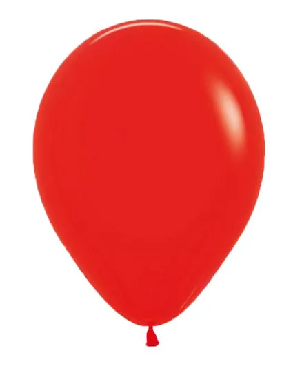 Sempertex Round Latex Balloons Red - 50 Pieces