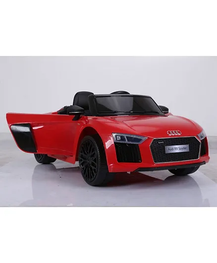Audi R8 Spyder Licensed Battery Operated Ride On with Remote Control - Red