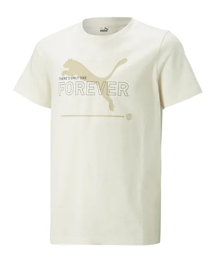 PUMA There's Only One Forever T-Shirt - Cream