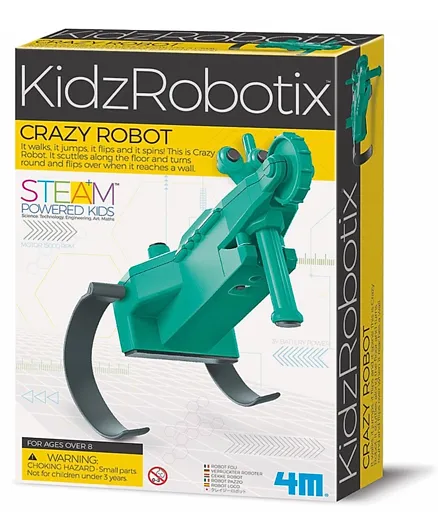 روبوت مجنون كيدز روبوتكس من فور ام - أخضر