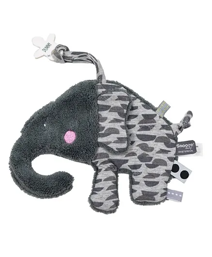 Snoozebaby Elly Elephant Soft Toy - Frost Grey