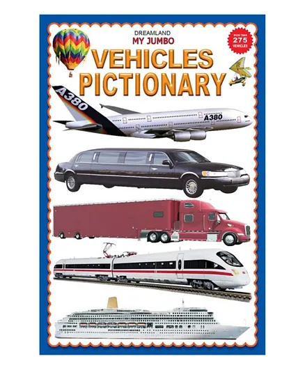My Jumbo Vehicles Pictionary - English