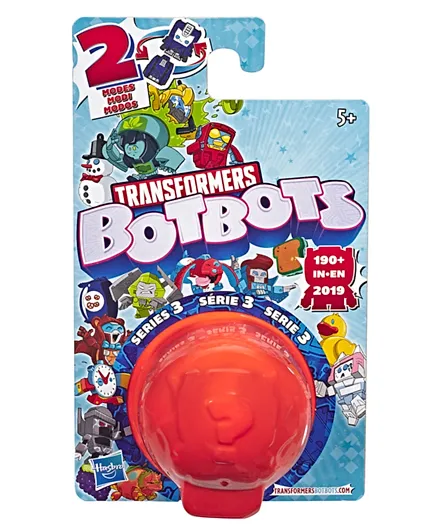 Transformers Toys Bot Bots Series 6 Collectible Blind Bag Surprise 2 In 1 Mystery Figure - Pack of 1 - Assorted Colors and Designs