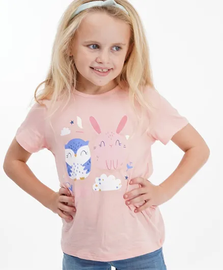Kookie Kids Short Sleeves T-Shirt - Pink