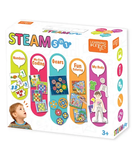 Learning KitDS STEAM 5 in 1 Package - Multicolor