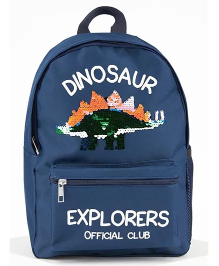 DeFacto Dinosaur Boy Shoulder Bag - Navy