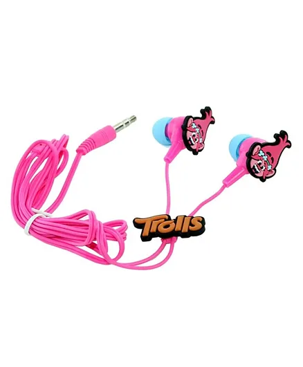 Universal Trolls Mickey Mouse Earphones for Kids - Pink