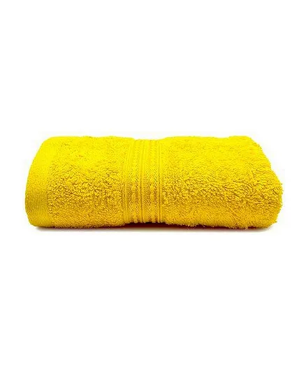 Rahalife 100% Cotton Hand Towel - Yellow