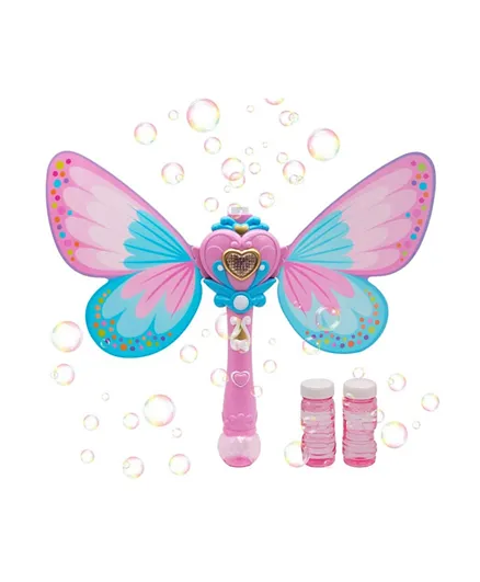 Bubble Town Butterfly Bubble Blower - Pink