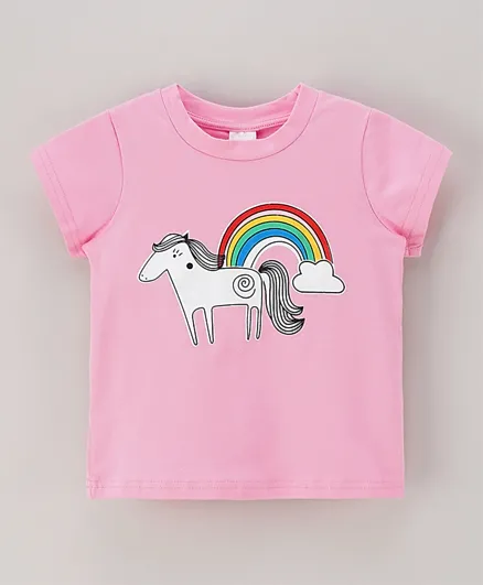 Kookie Kids Rainbow T-Shirt - Pink