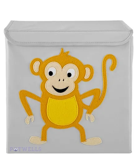 Potwells Childrens Storage Box - Monkey