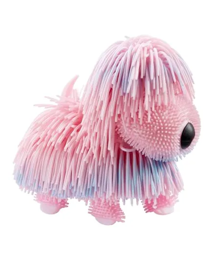 Jiggly Pup Pearlescent Walking Dog With Sound - Pink