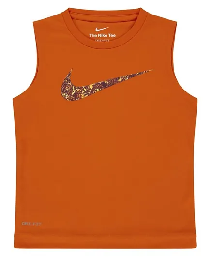 Nike Swoosh Graphic Tank Tee - Orange