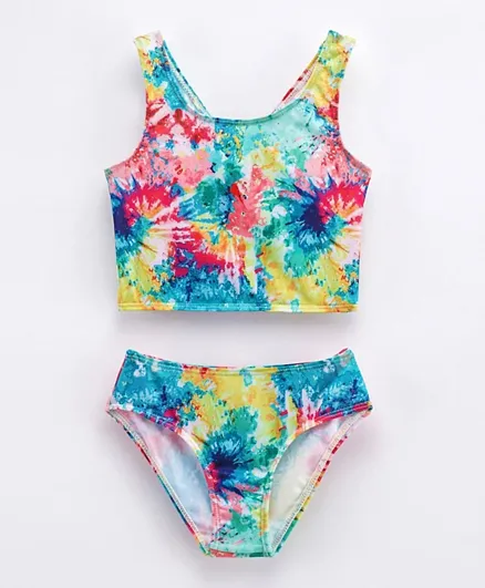 SAPS Two Piece Swimsuit - Multicolor