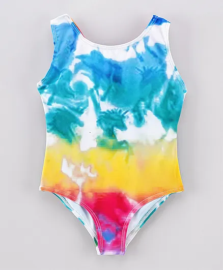 SAPS V Cut Swimsuit - Multicolor