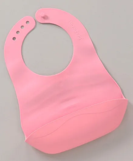 Babyhug Foldable Bib - Pink