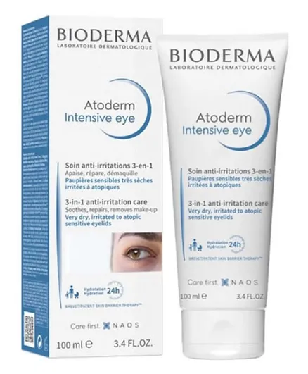 Bioderma Atoderm Intensive Eye 3-in-1 Anti-Irritation Care - 100mL